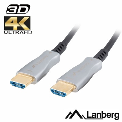 Cabo HDMI Dourado Macho  Macho 2.0 4K 80m LANBERG