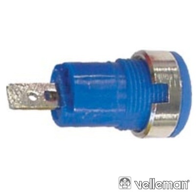 BORNE TERMINAL 4MM AZUL VELLEMAN