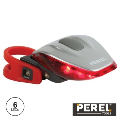 LUZ DE SEGURANÇA P BICICLETAS C 6 LEDS PEREL