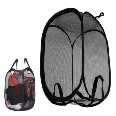 Cesto Dobrável Multiusos Preto