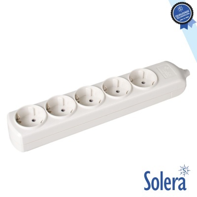 TOMADA ELÉTRICA C 5 SAÍDAS SCHUKO SOLERA