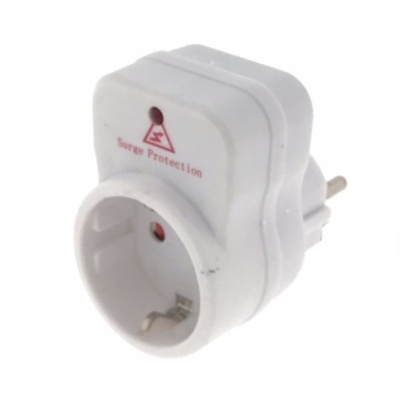 Tomada Elétrica c 1 Saída e Filtro Picos Branco