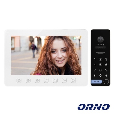 Vídeo Porteiro C Lcd 7" Cores LEDS Branco ORNO