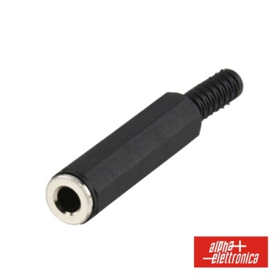 FICHA JACK 6.35MM FÊMEA MONO C PROTEÇÃO DE CABO