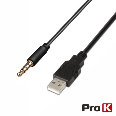 Cabo USB-A Macho  Jack Macho 4p 0.2m PROK
