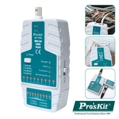 TESTADOR DE CABOS REDE COMPACTO PROSKIT