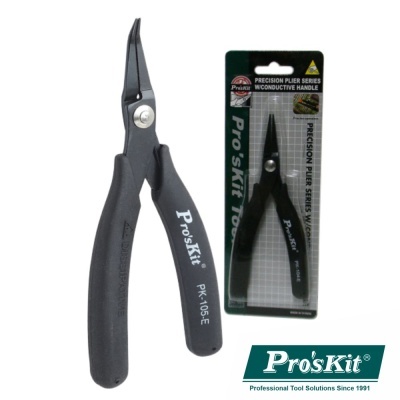 ALICATE DE PONTAS CURVAS C PUNHO CONDUTOR 140MM PROSKIT