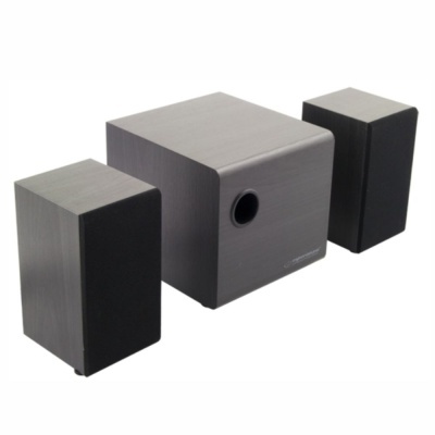 Conjunto 2 Colunas PC 2.1 2x3W USB + Subwoofer 6W