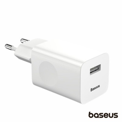 Alimentador Comutado USB-A QC 3.0 24W BASEUS