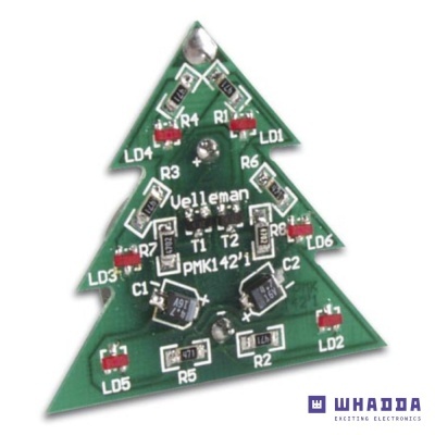 Kit Árvore de Natal 6 LEDS WHADDA