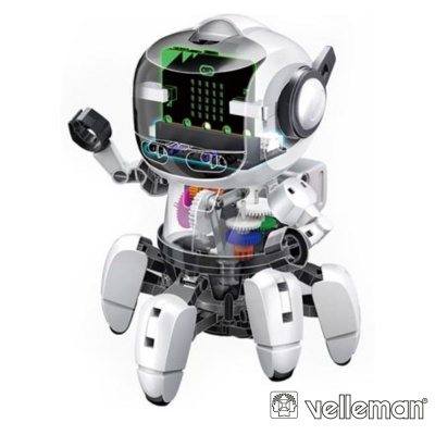 Kit Robô C 6 Pernas Tobbie II 118 Peças VELLEMAN
