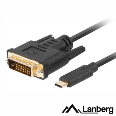 Cabo USB-C 3.2 Macho  DVI-D Macho 3m LANBERG