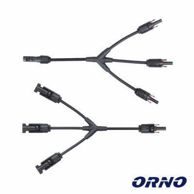 Conjunto de Adaptadores Em Y P Fichas Solares 3xMC4 ORNO