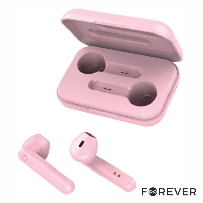 Auriculares Earbuds TWS Bluetooth Rosa FOREVER