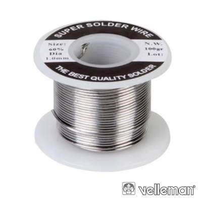 SOLDA 1MM 6040 100G VELLEMAN