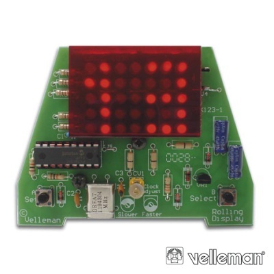 KIT RELÓGIO ROLANTE VELLEMAN