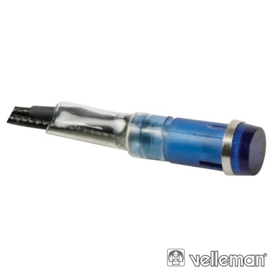 LUZ PILOTO REDONDO AZUL 9MM 220V VELLEMAN