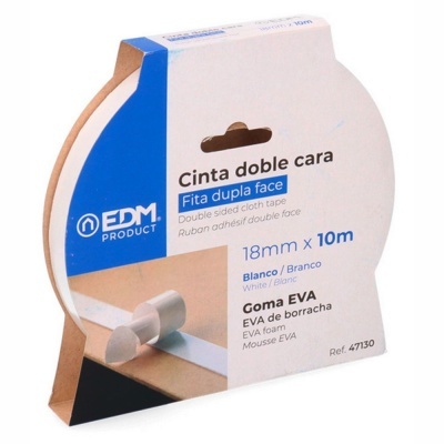 Fita Adesiva Dupla Face Extra Forte 18mm 10m