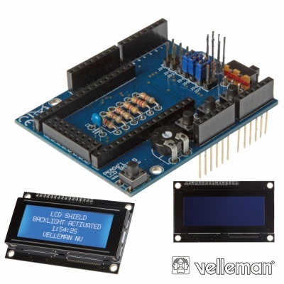 LCD 20X4 SHIELD P ARDUINO VELLEMAN