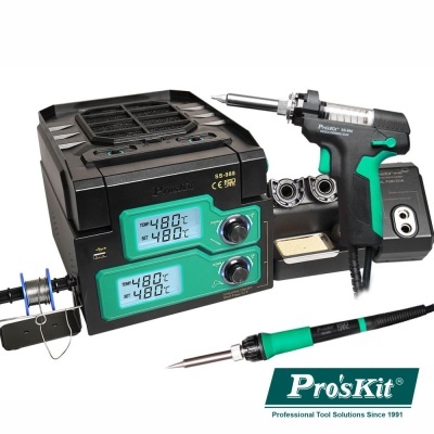 Estação de Soldar SMD Ar Quente 6 Em 1 250W PROSKIT