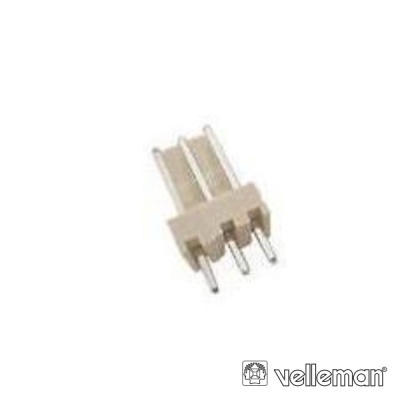 PLACA DE 3 CONTACTOS MACHO VELLEMAN