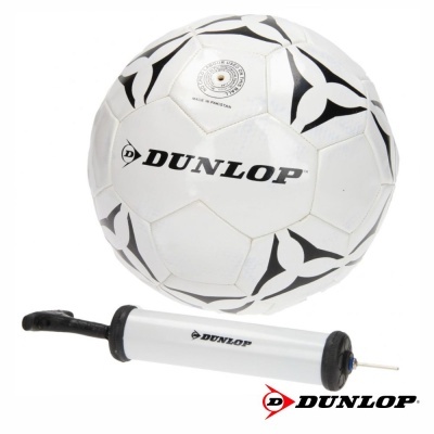 BOLA DE FUTEBOL TAMANHO 5 C BOMBA DE ENCHER DUNLOP