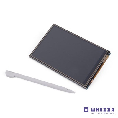 Ecrã táctil 3.5" 320x480 Para Raspberry Pi WHADDA