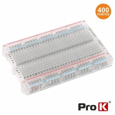 Placa de ensaio transparente com 400 pontos e marca Pro K
