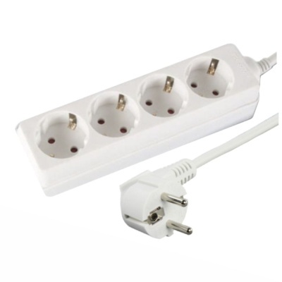 Tomada Elétrica 4x Schuko 1.5m