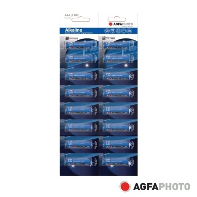 Pilha Alcalina LR03AAA 1.5V 16x Blister POWER AGFAPHOTO