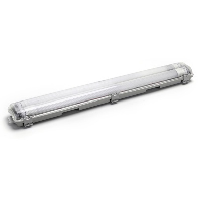 Armadura T8 C 2 Lâmpadas LED Tubular 2x9W 60cm 6500K IP65