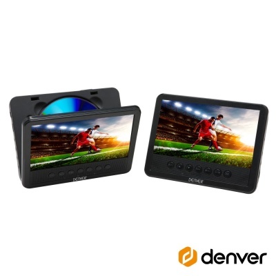 Leitor DVD Portátil 7" C 2 LCD DENVER