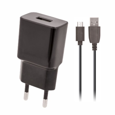 Alimentador Comutado USB 1A + Cabo MicroUSB