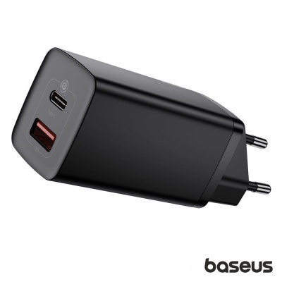 Alimentador Comutado USB-C PD  USB-A 65W GaN2 BASEUS