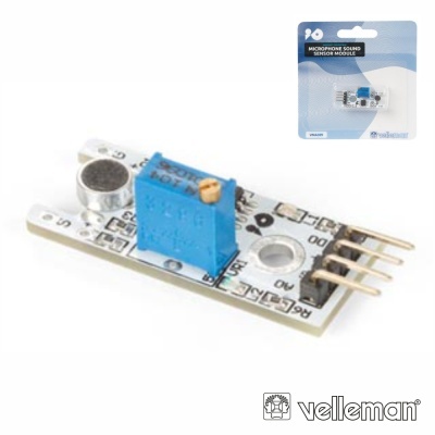MÓDULO SENSOR DE SOM C MICROFONE P ARDUINO VELLEMAN