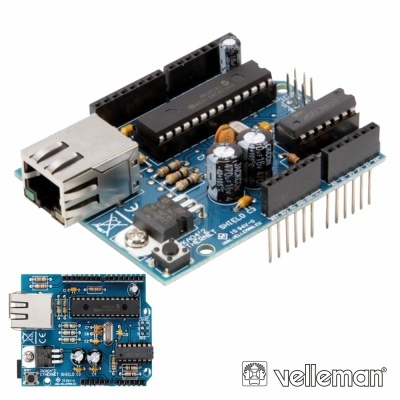 KIT ETHERNET SHIELD P ARDUINO VELLEMAN