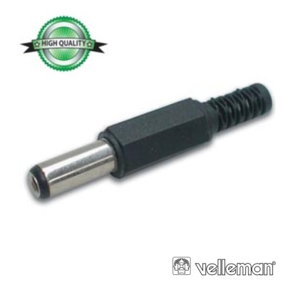 FICHA ALIMENTAÇÃO DC FÊMEA Ø2.5x5.5MM 14MM P SOLDAR