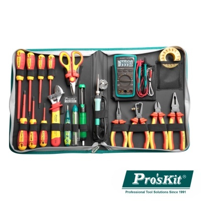 Mala Ferramentas Profissional 20 Peças Alta Tensão PROSKIT