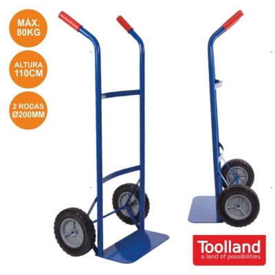 CARRINHO P TRANSPORTE UNIVERSAL 80KG TOOLLAND