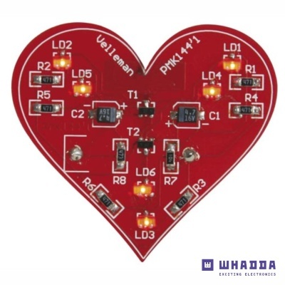 Kit Coração Intermitente SMD WHADDA