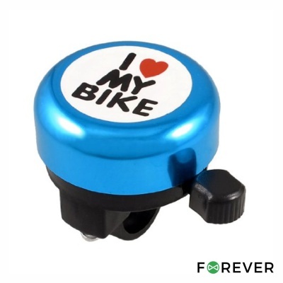 Campainha P Bicicleta Ø5.5cm Azul FOREVER