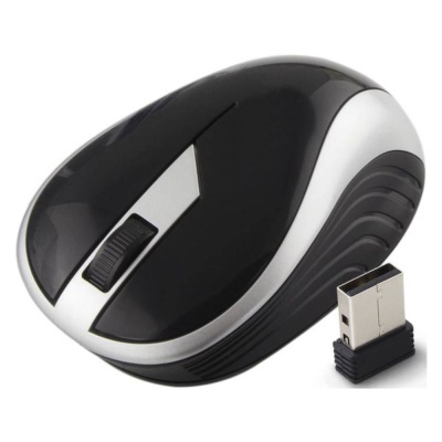 RATO ÓPTICO 1000 DPI S FIOS 2.4GHZ PRATA