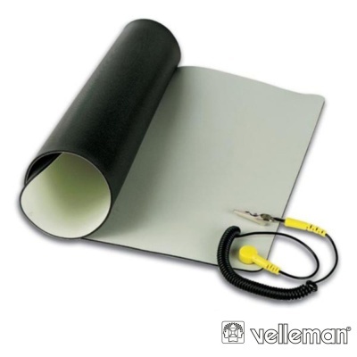 TAPETE ANTI-ESTÁTICO C CABO LIGAÇÃO À TERRA 50x60CM