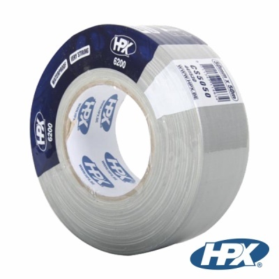 FITA DE TELA PROFISSIONAL HPX 50MMx50M PRATA