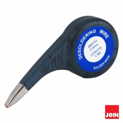 Fio de dessoldagem com descrição e logótipo JOIN