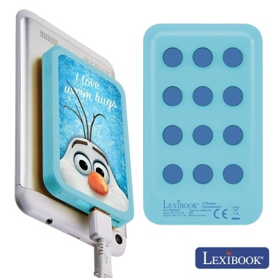 POWERBANK 4000MA C CABO USB E VENTOSAS FROZEN LEXIBOOK