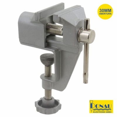 TORNO DE MESA COMPACTO EM ALUMÍNIO ABERTURA 30MM DONAU