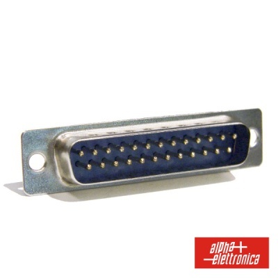 FICHA D-SUB 25P MACHO P SOLDAR