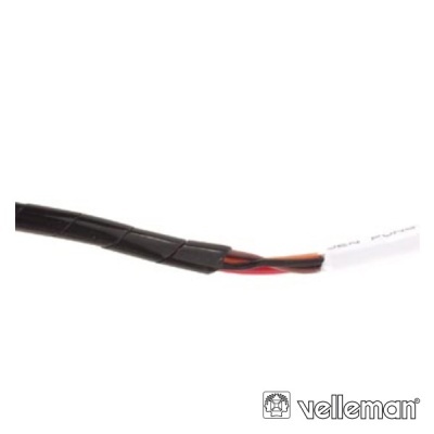 PROTECTOR DE CABO ESPIRAL PRETO Ø6MM 10M VELLEMAN