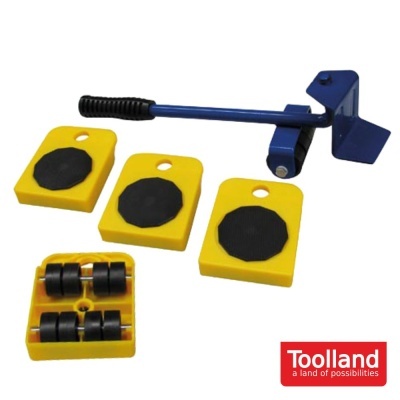 CONJUNTO 4 BASES P CARREGAR MOBILIÁRIO MAX 150KG TOOLLAND
